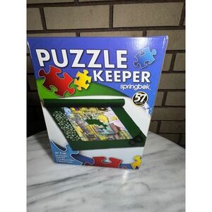 Springbok Puzzle Keeper 36x48 Inch Felt Mat Roll Up Storage Organizer NIB
